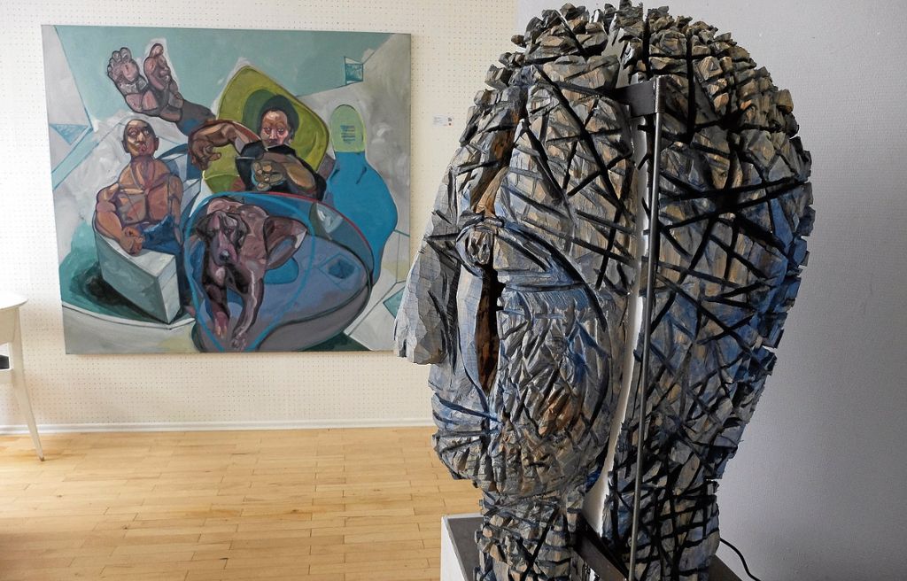 G           B          ad Cannstatt          :           Werke von Nigatu Tsehay und Brele Scholz bei der Galerie Keim: Orient inspiriert Okzident