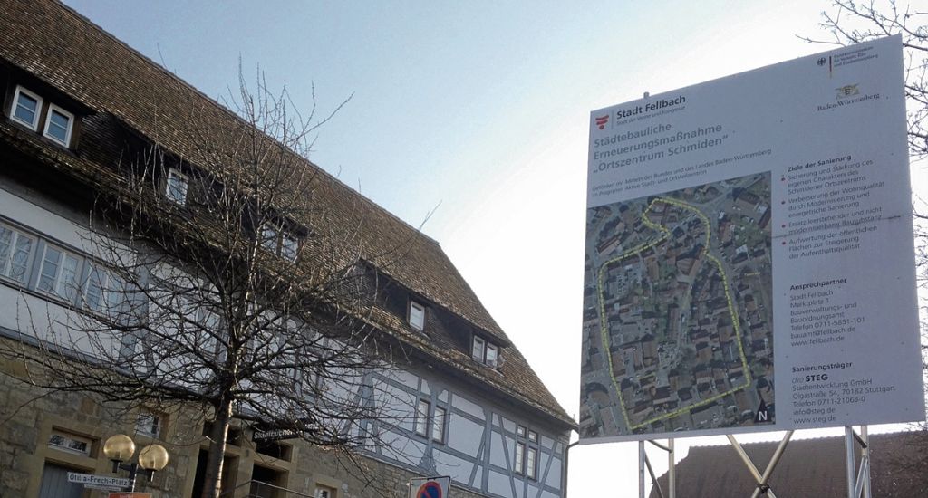 Gemeinderat stimmt Gründung durch die Stadt zu - Neubau mit Wohnungen, Café und Arztpraxis geplant: Projektgesellschaft für die „Neue Mitte Schmiden“