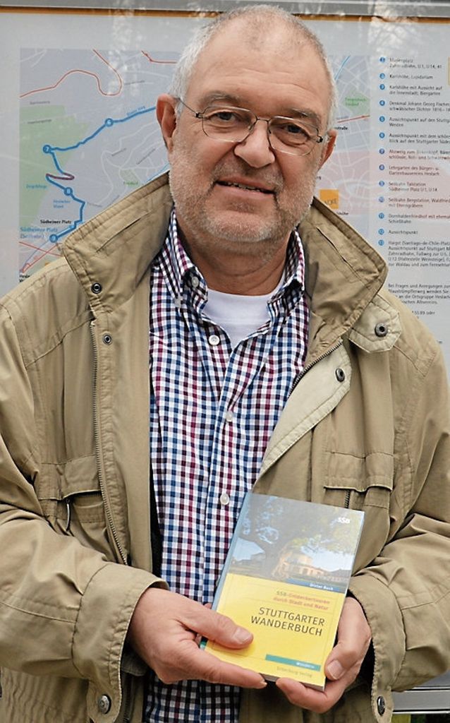 Dieter Buck stellt in seinem neuen Buch Wanderrouten durch die Landeshauptstadt vor: Auf 24 Wegen in und um die Stadt