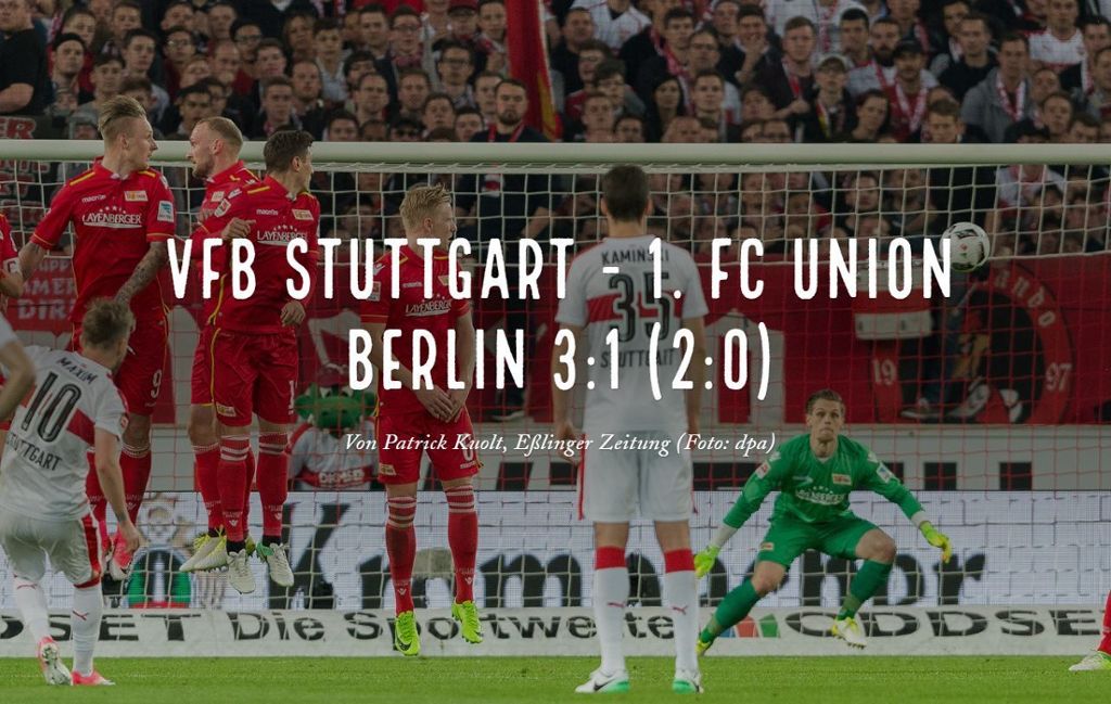 Die Stimmen zum VfB-Spiel gegen Union Berlin: Die Stimmung heute hat alles getoppt