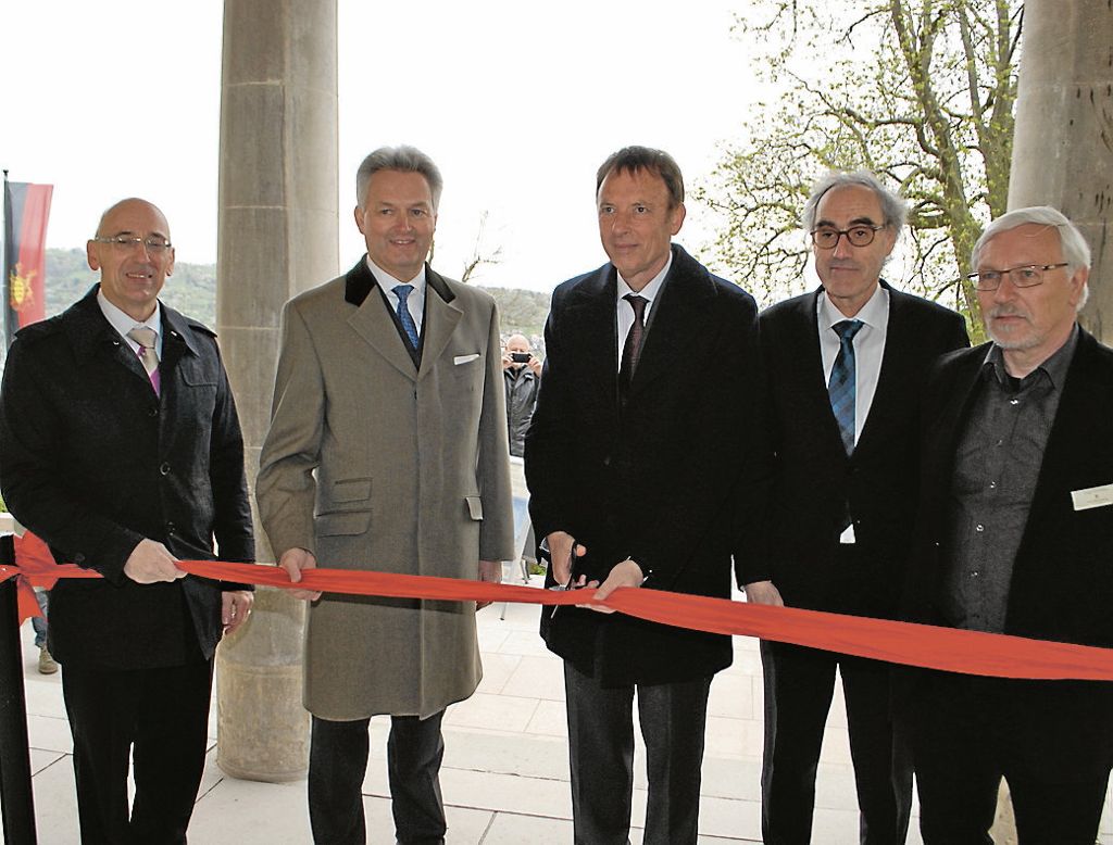 ROTENBERG: Feierliche Eröffnung des neuen Besucherzentrums: Schmuckes Entrée für die Grabkapelle