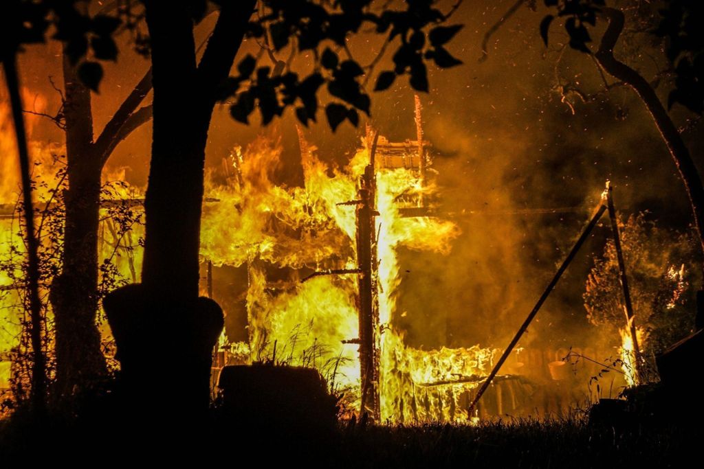 15 000 Euro Schaden: Gartenhaus abgebrannt