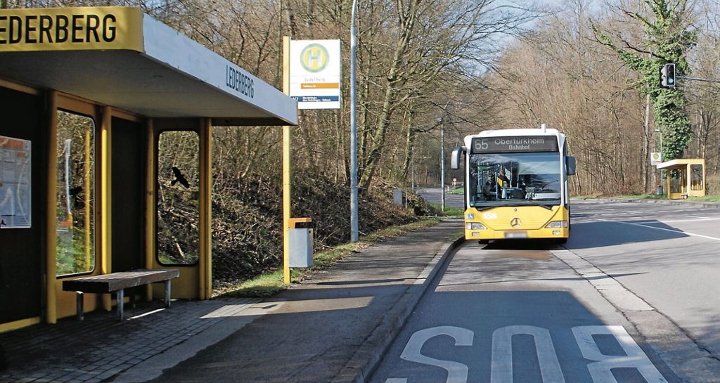 LEDERBERG: Künftige Linienführung des 65er unsicher: Veto gegen verlängerte Busspur