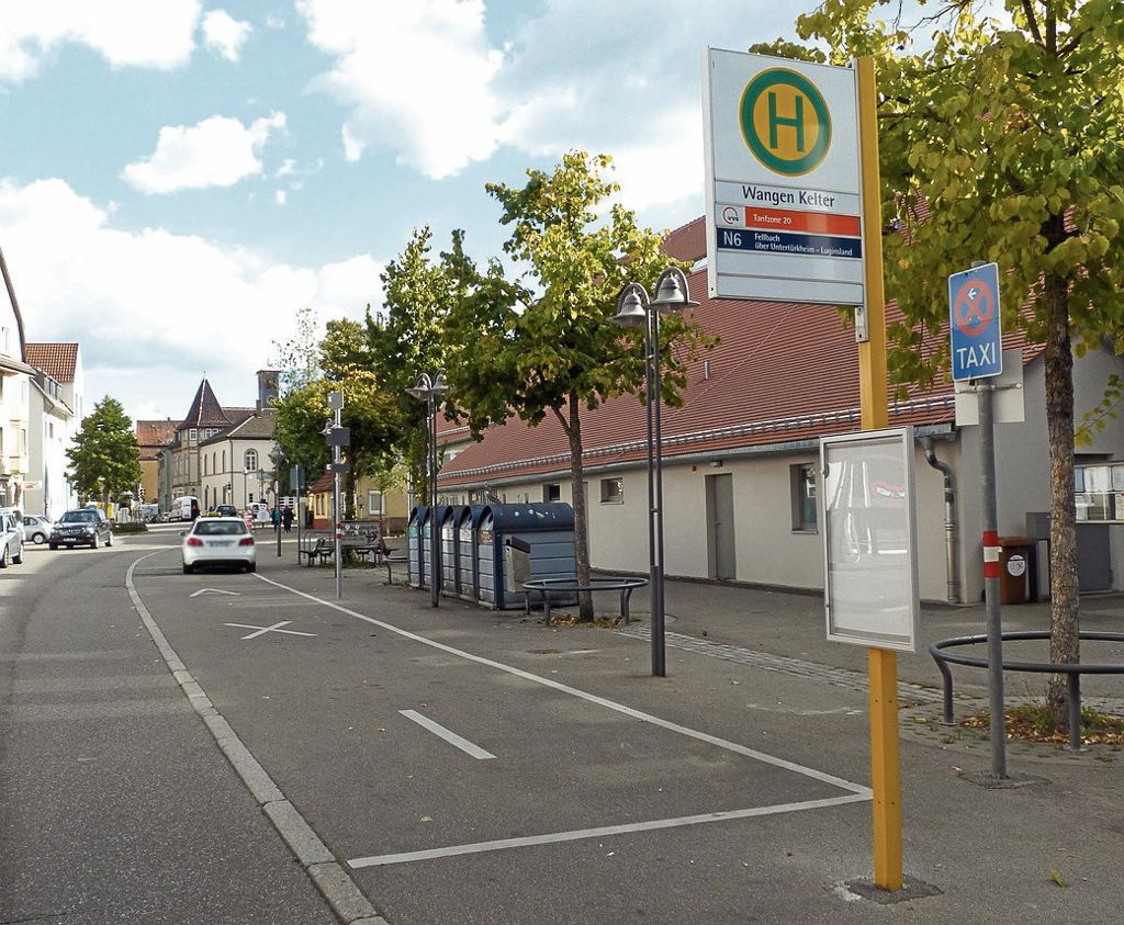 WANGEN:  SSB ändert ab Mitte Oktober die Fahrtroute der Linie N 6 nach Untertürkheim: Neue Bushaltestelle für den Nachtbus an der Kelter
