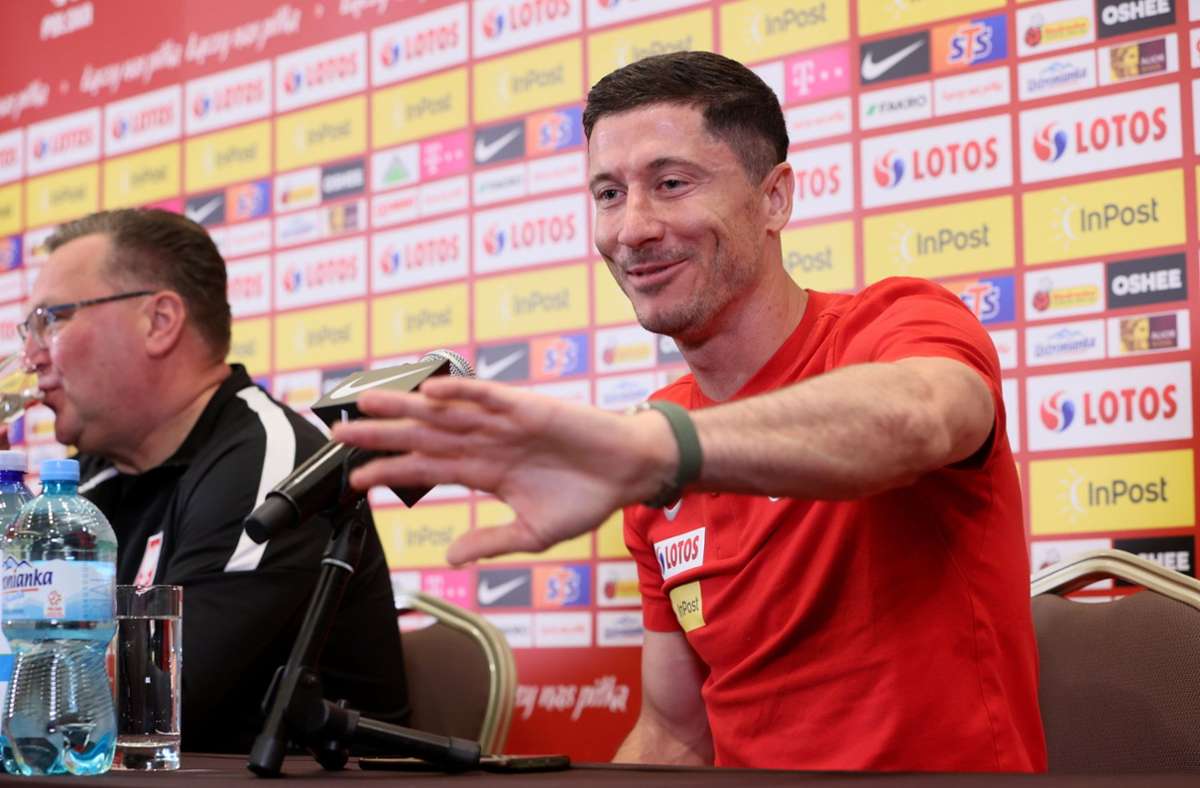 Robert Lewandowski will den FC Bayern verlassen. Foto: dpa/Leszek Szymanski