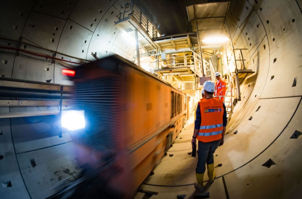 Stuttgart 21: Erste Röhre des Fildertunnels durchgeschlagen