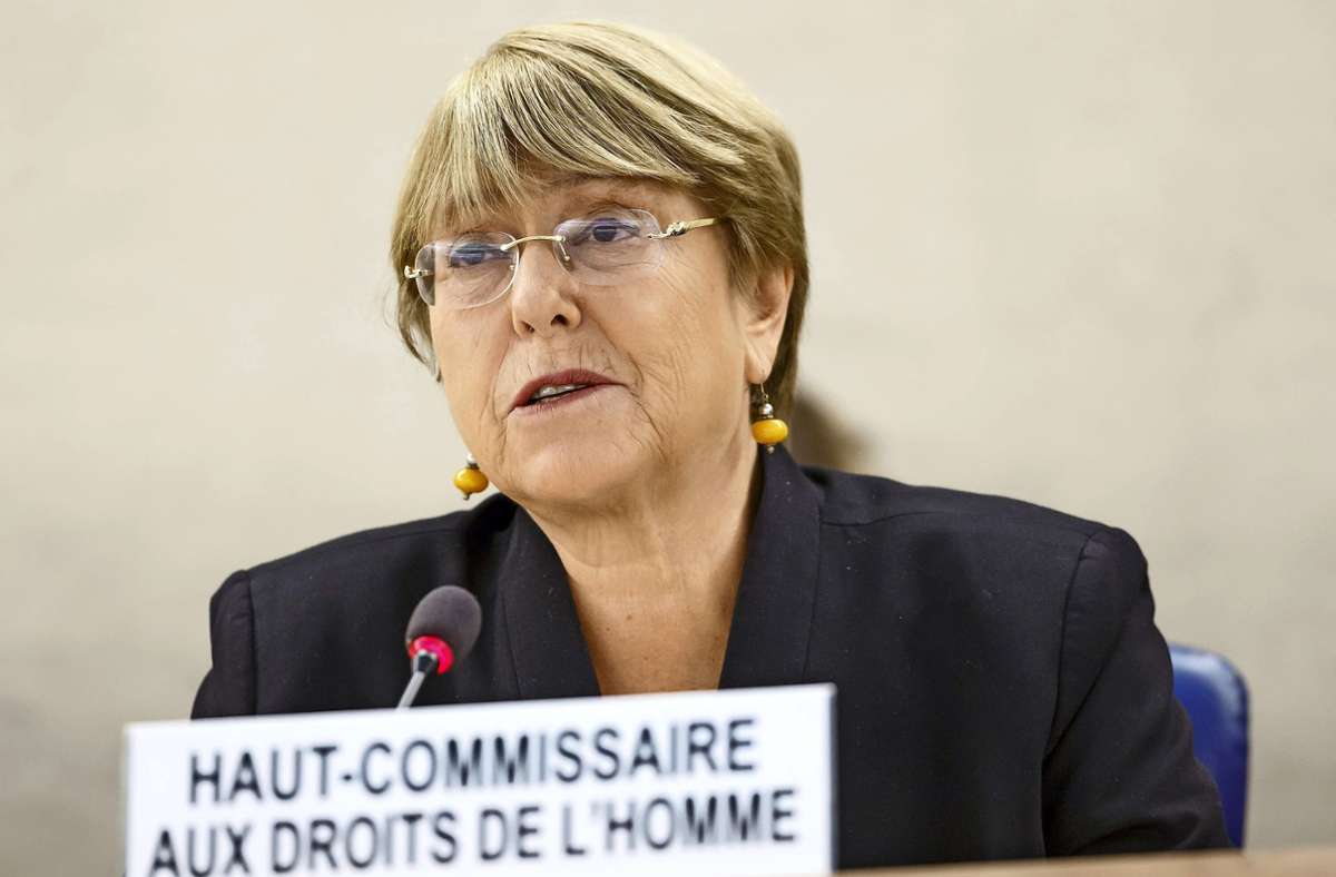 Umstritten:  Michelle Bachelet: UN-Kommissarin unter Druck