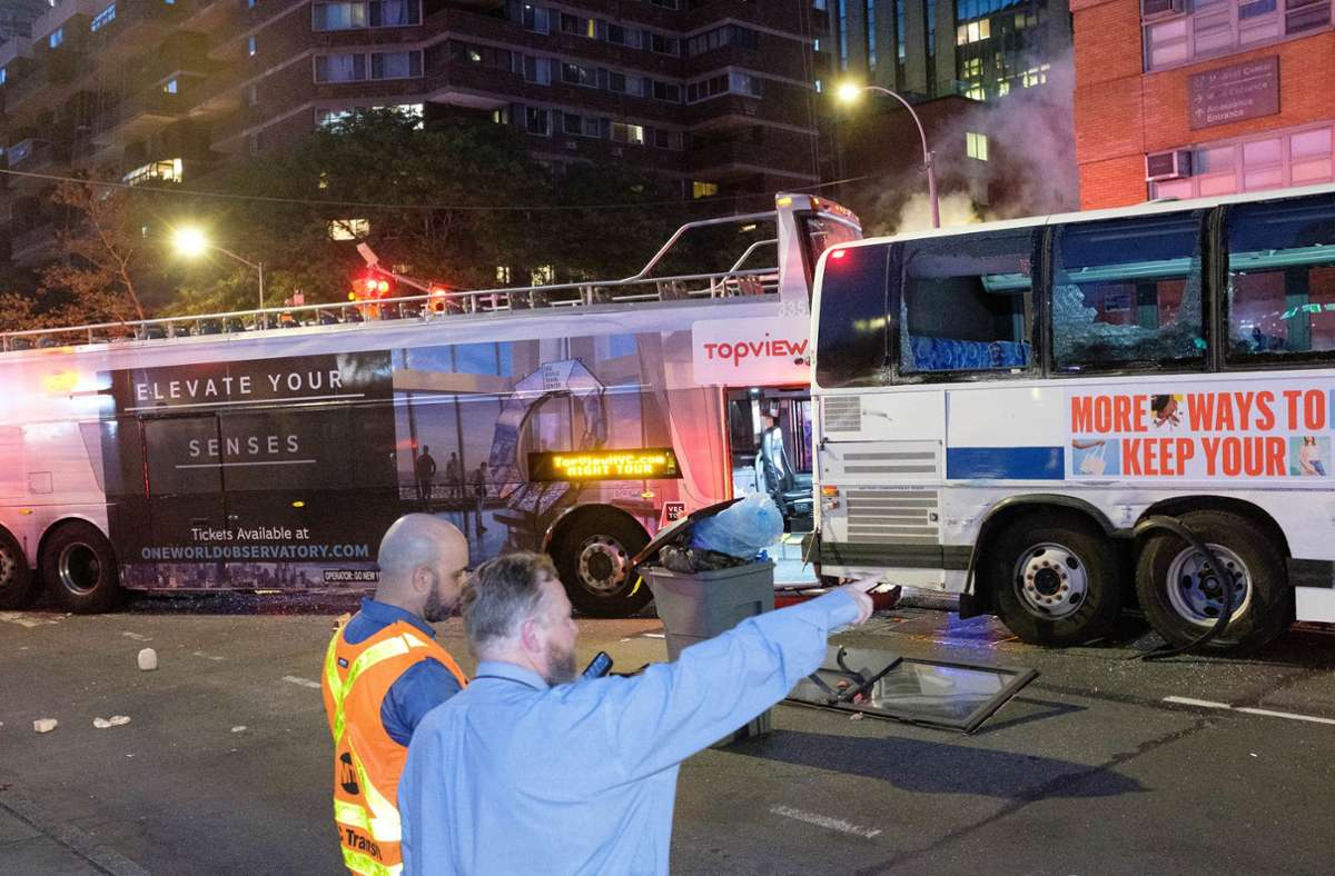 New York: Unfall mit zwei Bussen fordert viele Verletzte