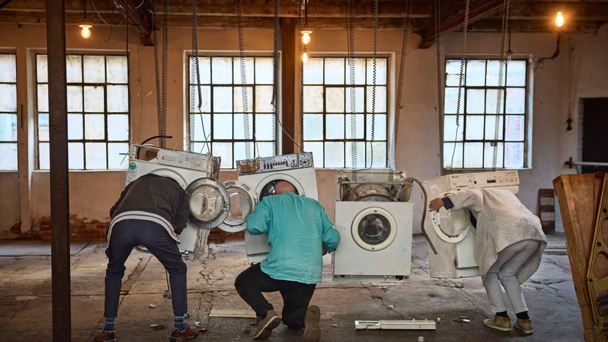 Kunst in Schorndorf: Wo die Waschmaschinen zappeln