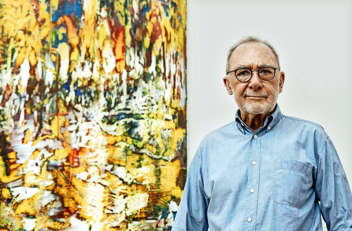 Berlin: 100 Werke von Gerhard Richter: Massen pilgern zum Malerstar