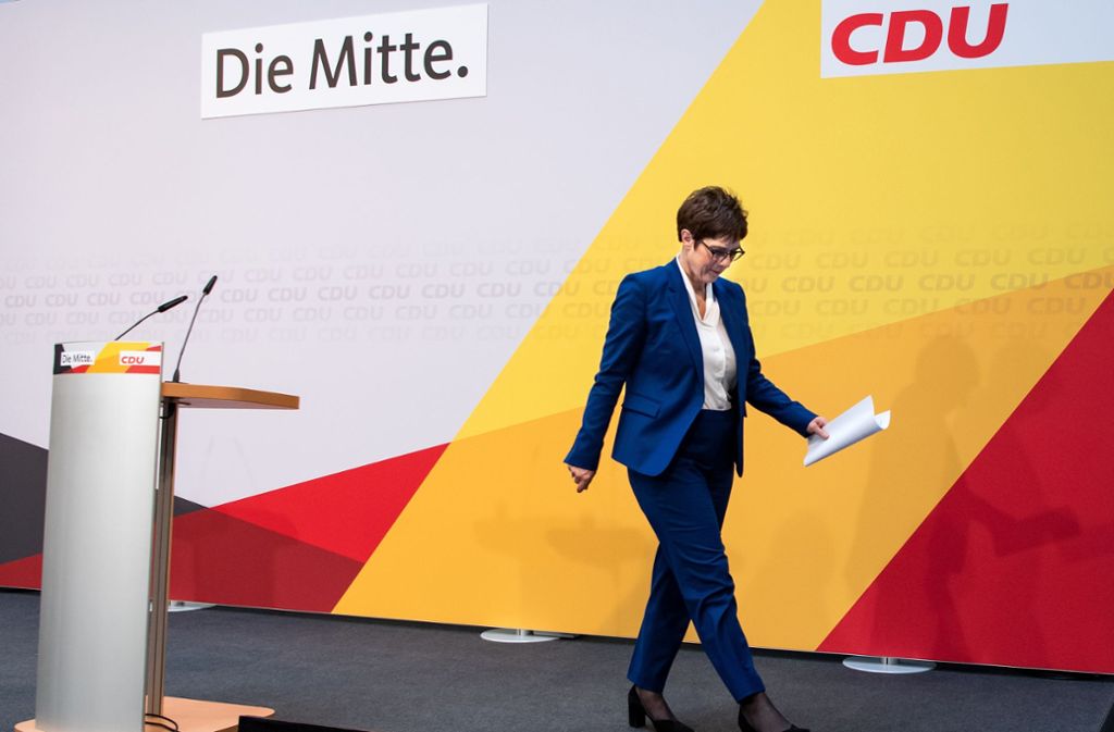 Nach Rückzug von Kramp-Karrenbauer: Das sagt die CDU-Basis in Stuttgart