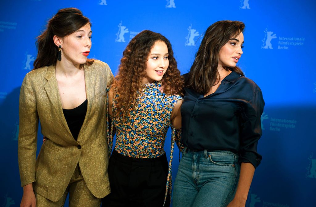 Drei Französinnen in  Berlin: Louise Chevillotte, Oulaya Amamra und Souheila Yacoub am Samstag beim Festival