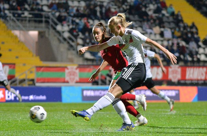 WM rückt immer näher: DFB-Frauen besiegen auch Verfolger Portugal