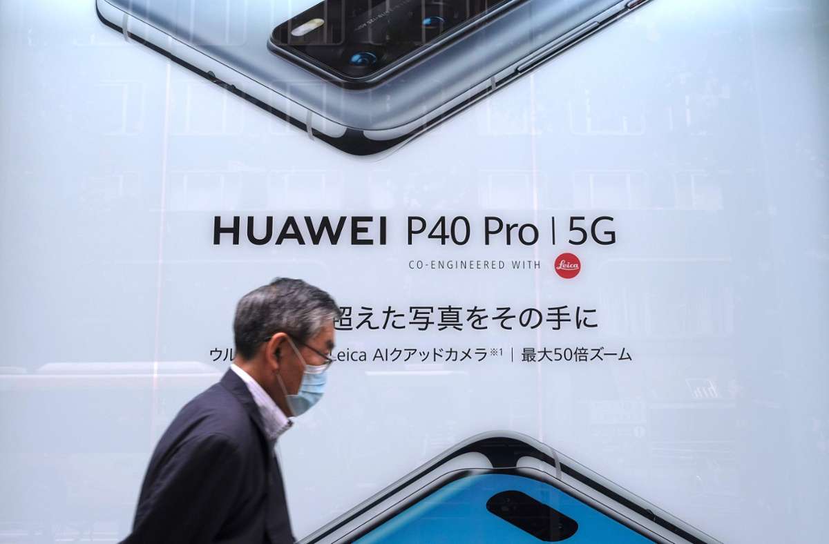 Huawei baut  nicht nur Handys, sondern auch  5G-Netzwerkkomponenten – der chinesische Anbieter  ist billiger, aber  möglicherweise weniger vertrauenswürdig als die Konkurrenz. Foto: AFP/Kazuhiro Nogi