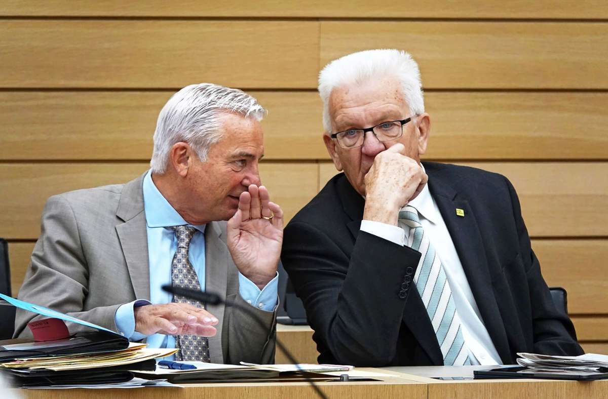 Affäre um Minister Strobl: Untersuchungsausschuss einstimmig beschlossen