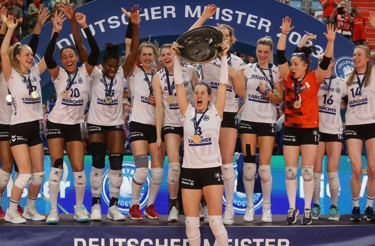 Allianz MTV Stuttgart gewinnt die Meisterschaft: Die Nummer eins im Volleyball-Land