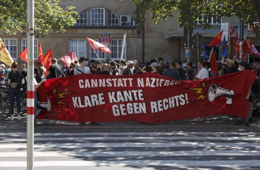 Vor zwei Wochen demonstrierte das Aktionsbündnis in Bad Cannstatt Foto: Lichtgut/Julian Rettig (Archiv)