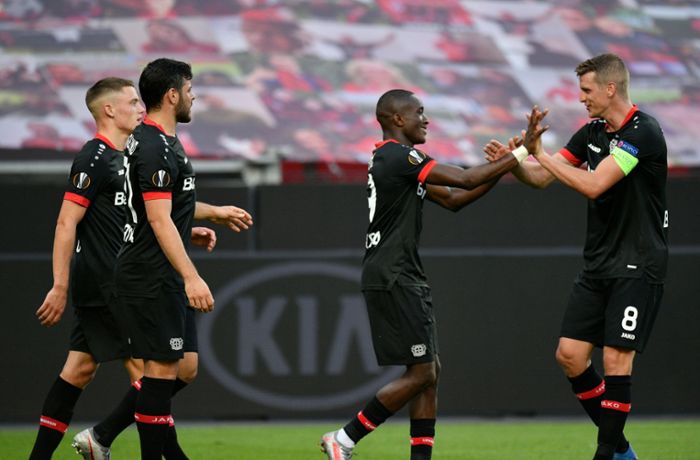 Europa League: Bayer Leverkusen nach 1:0 gegen Glasgow im Viertelfinale