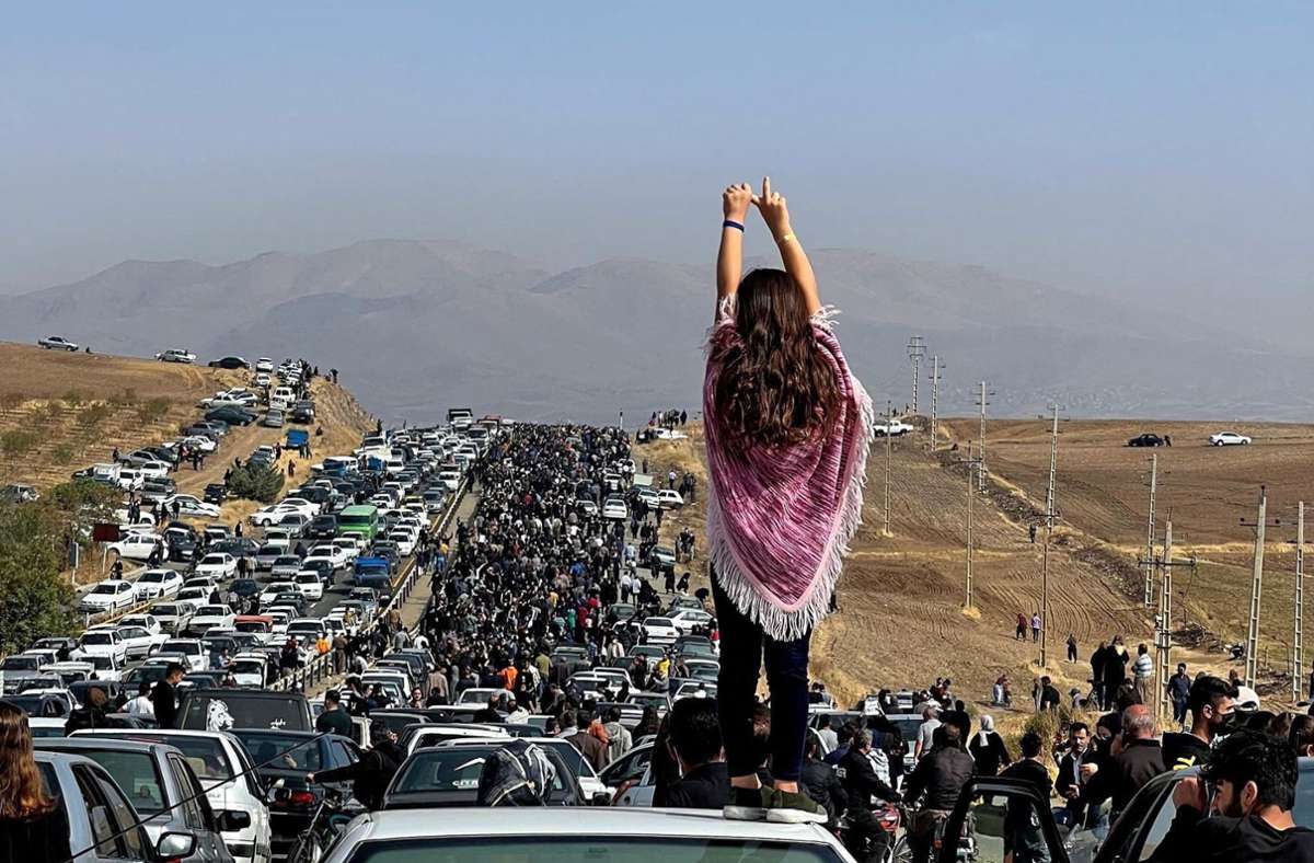 Im Oktober demonstrierten Massen gegen das Mullah-Regima. Foto: AFP