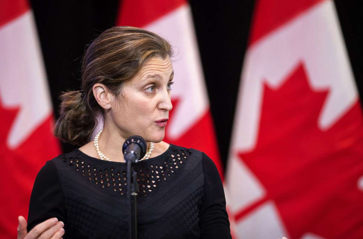 Nach Rücktritt von Bill Morneau: Chrystia Freeland ist erste Finanzministerin Kanadas