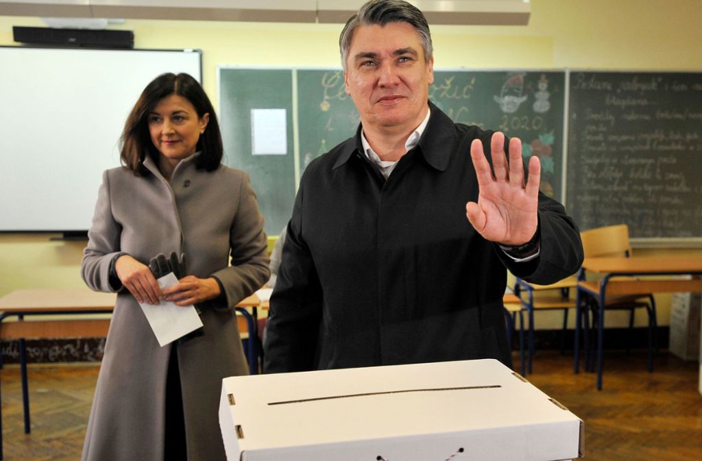 Wahl in Kroatien: Prognose: Sozialdemokrat Zoran Milanovic wird  neuer Präsident