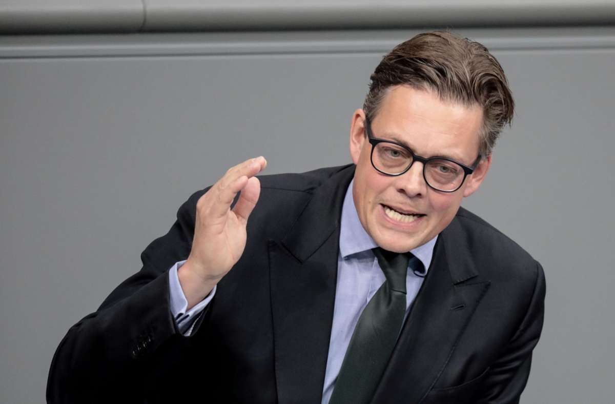 Konstantin von Notz (Grüne) gilt als Netzpolitiker im Bundestag. Foto: dpa/Kay Nietfeld