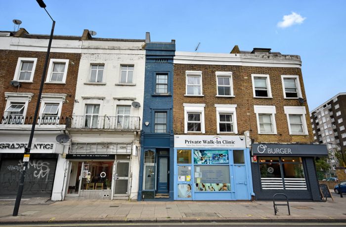 Immobilie in Großbritannien: Das schmalste Haus Londons sucht einen neuen Eigentümer