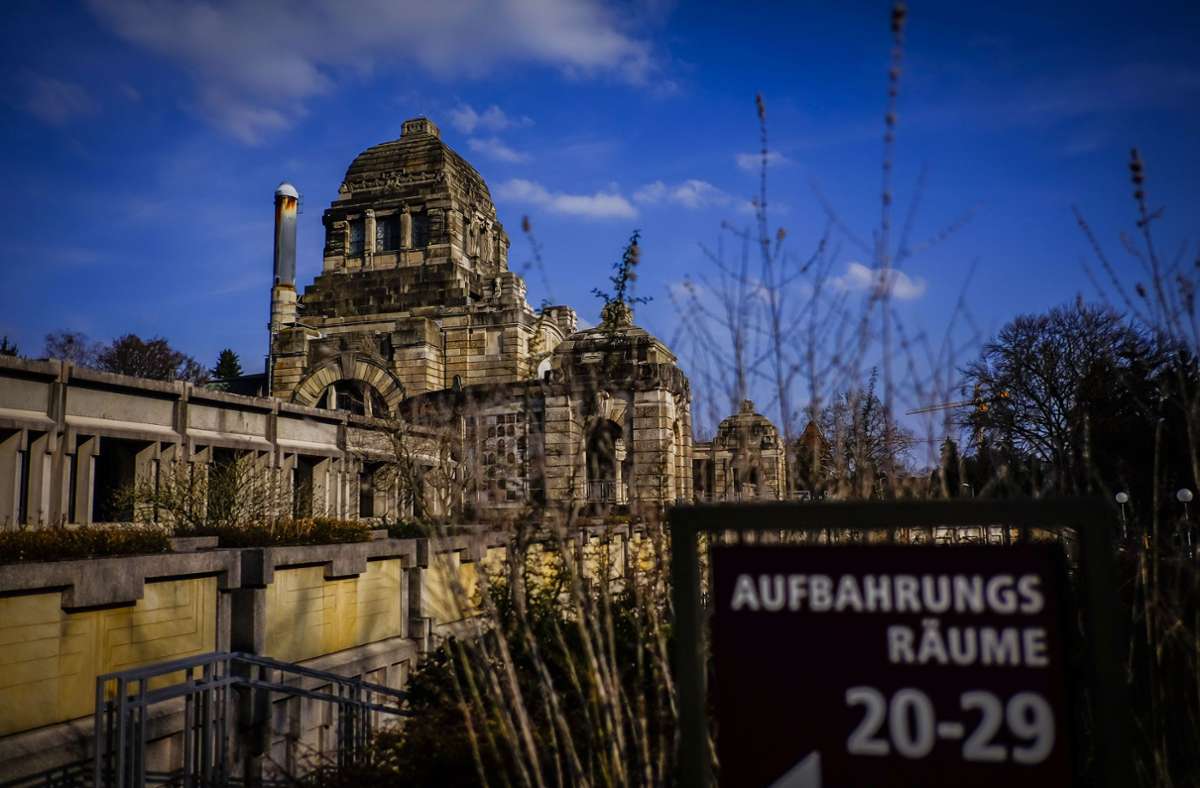 Im Krematoriumsgebäude sind die Toiletten zerstört worden. Foto: Lichtgu/Max Kovalenko (Archiv)