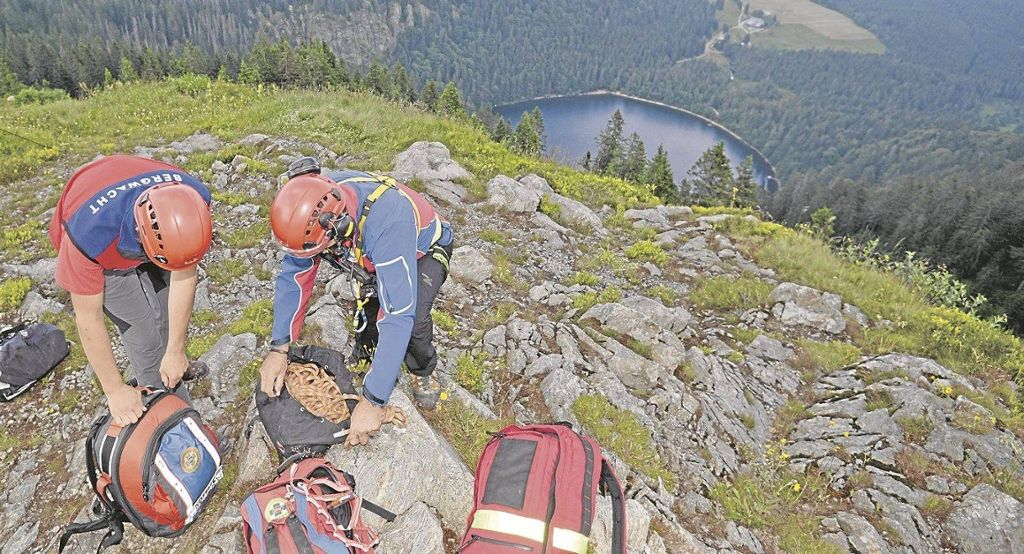 Bergwacht rettet Mutter und Kind