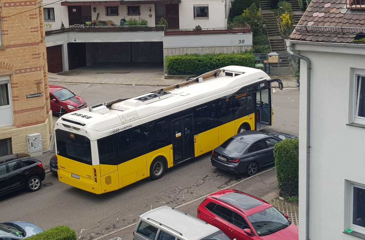 Baustelle in Heslach: Umleitung führt Busfahrer in die Irre