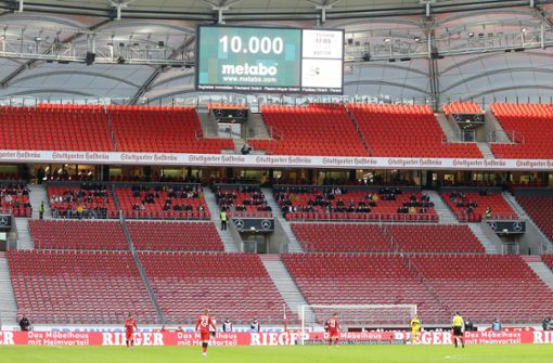 Am kommenden Samstag sind 10 000 Zuschauer in der Mercedes-Benz-Arena zugelassen. Foto: Baumann/Hansjürgen Britsch