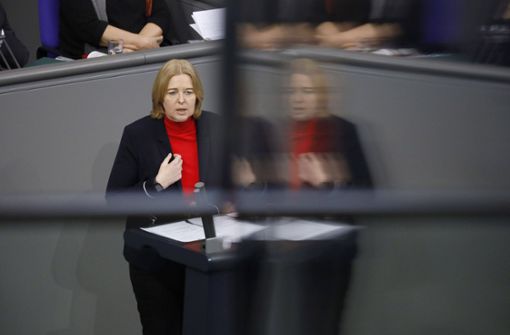 Die SPD-Politikerin Bärbel Bas bei einer Rede im Bundestag (Archivbild). Foto: imago images/Future Image/Christoph Hardt via www.imago-images.de