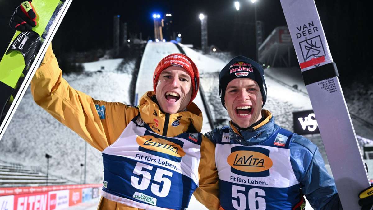 Vierschanzentournee der Skispringer: Schwarz-Rot-Gold gegen Rot-Weiß-Rot – das Duell um den Tourneesieg