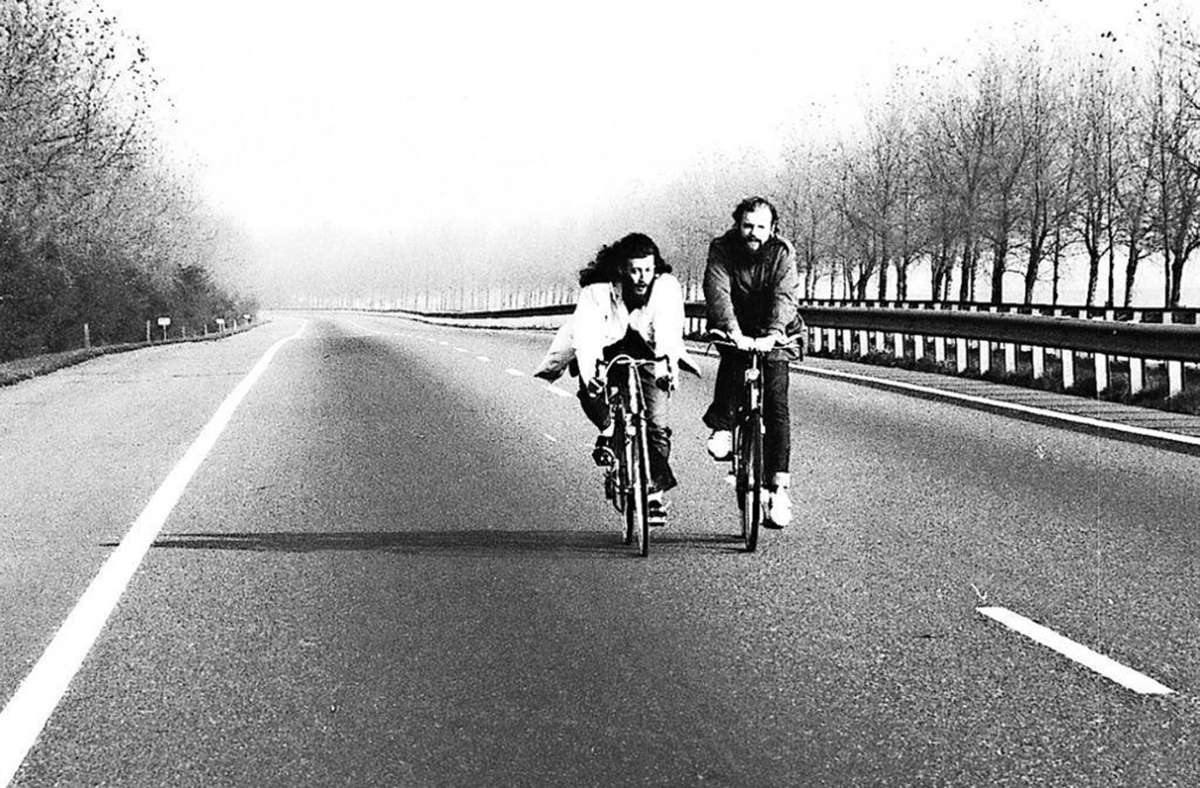 Radfahrer hatten vor genau 47 Jahren  Landesstraßen und Autobahnen  für sich allein.