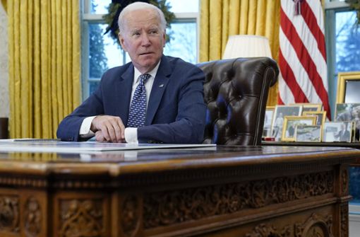 Unruhige Tage für US-Präsident Joe Biden. Foto: dpa/Patrick Semansky