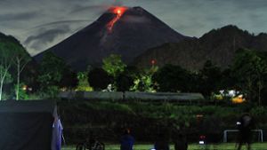 Vulkan Merapi sorgt erneut für spektakuläre Bilder