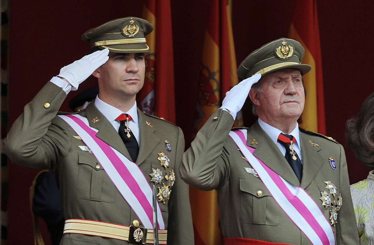 Spaniens König Juan Carlos muss ins Exil: Denkmalsturz