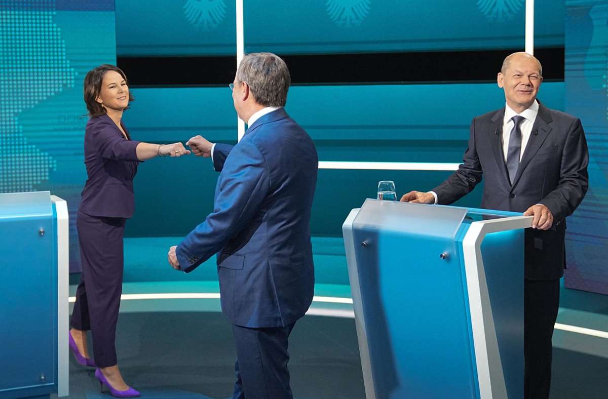 Schlagabtausch der Kanzlerkandidaten: Mehr als fünf Millionen Zuschauer verfolgten das TV-Triell