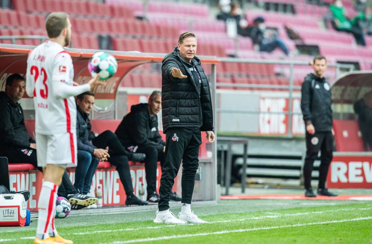 Gegner des VfB Stuttgart: Markus Gisdol beim 1. FC Köln unter Druck