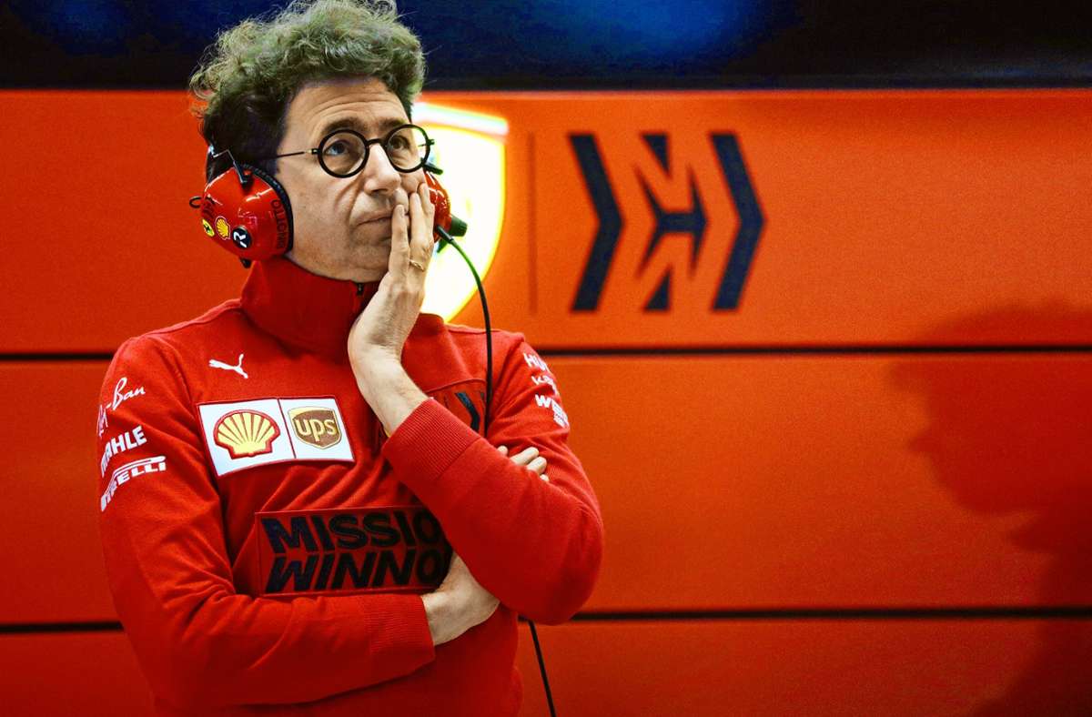 Mattia Binotto: Der Ferrari-Teamchef finden den Weg in die Erfolgsspur nicht und erlebt immer wieder heftige Debakel.
