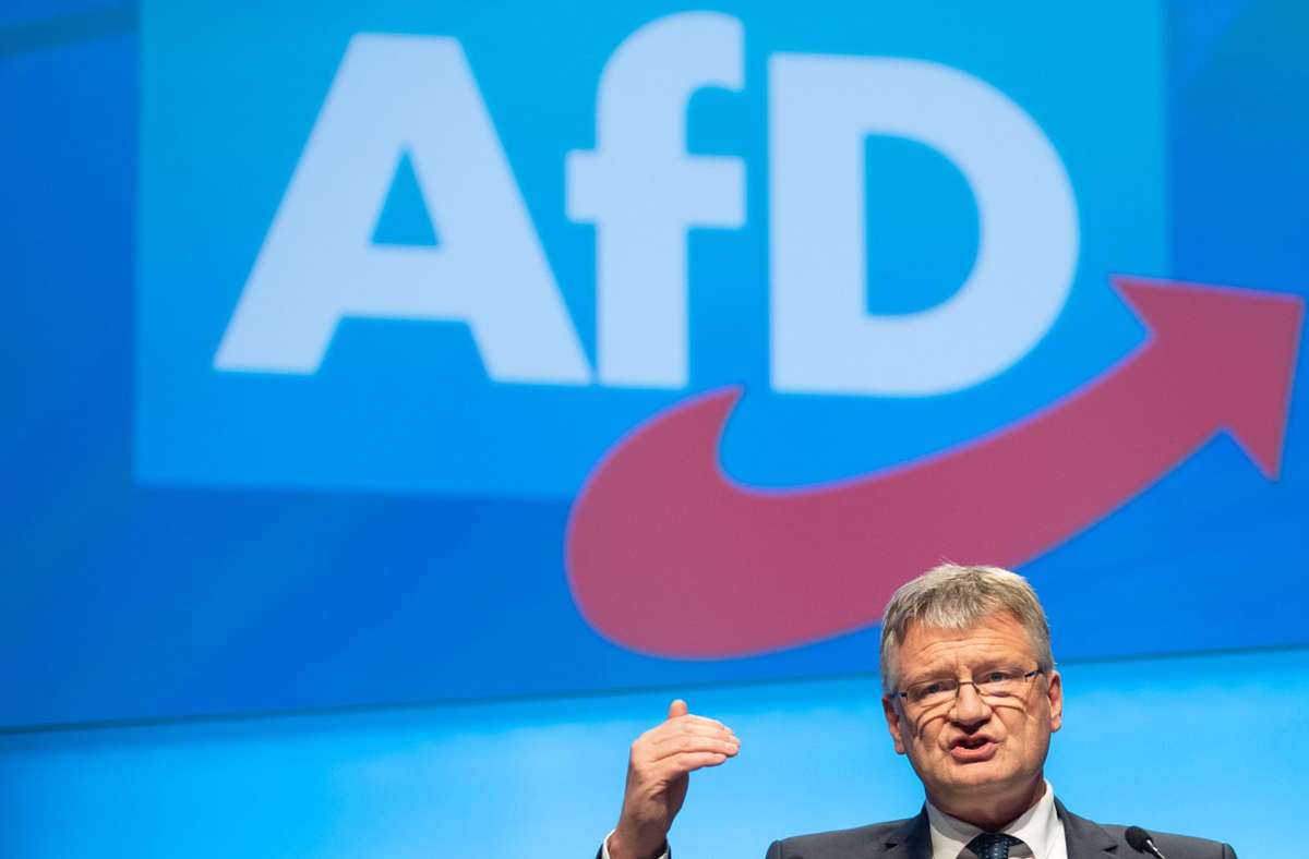 Einige Mitglieder wollen den Parteitag für eine Abrechnung mit AfD-Chef Jörg Meuthen nutzen. Sie beantragen, ihn abzuwählen. Foto: picture alliance/dpa