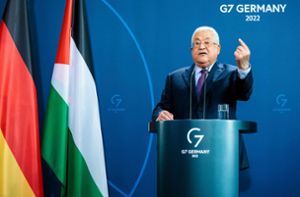 Holocaust-Relativierung bei Pressekonferenz: Polizei ermittelt gegen Mahmud Abbas
