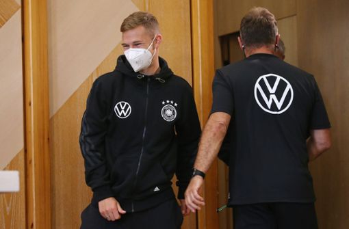 Fußball-Nationalspieler Joshua Kimmich: Wird sich der Bayern-Star gegen das Coronavirus impfen lassen? Foto: Pressefoto Baumann/Julia Rahn