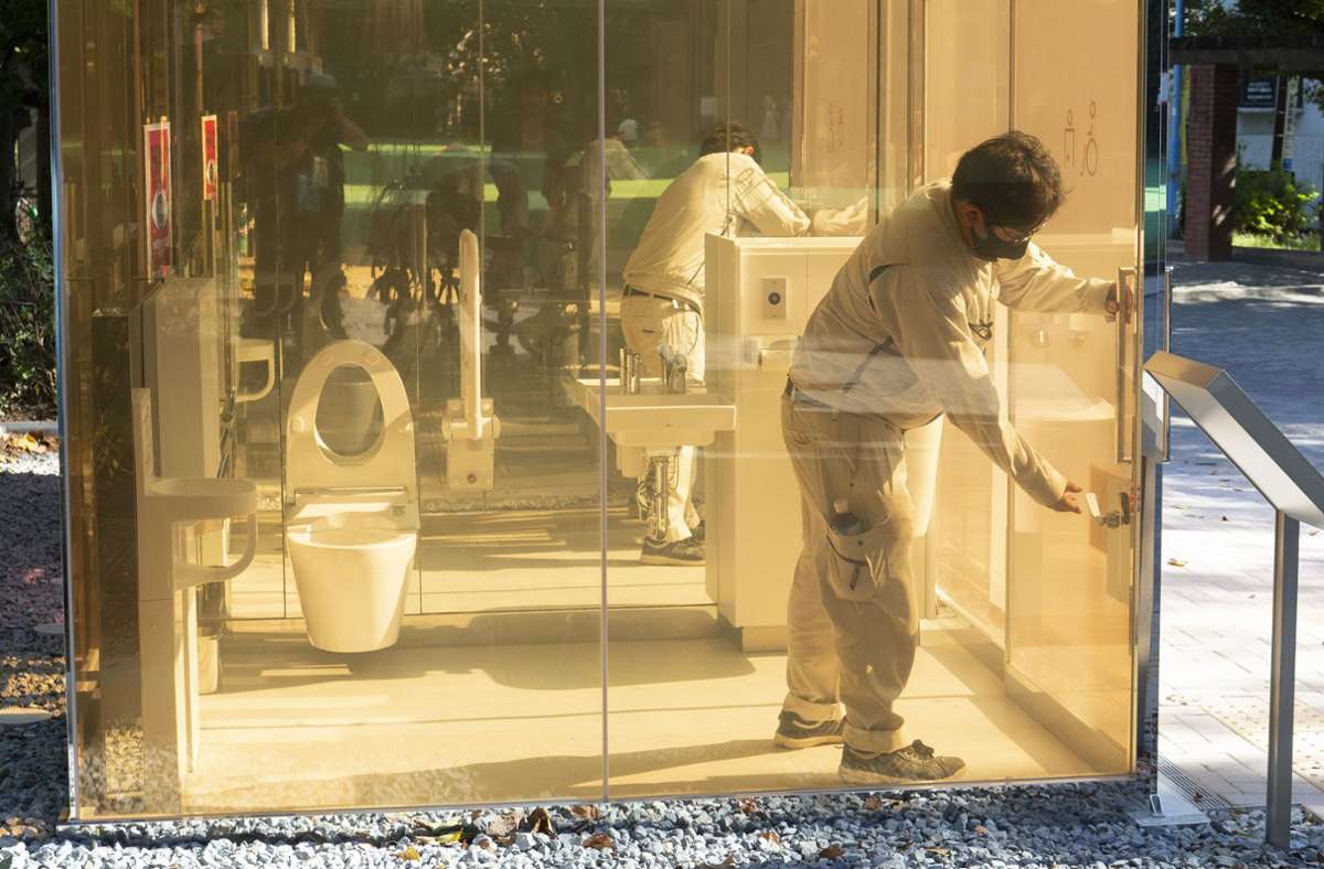 Tokio: Freier Blick – diese öffentliche Toilette ist kurios