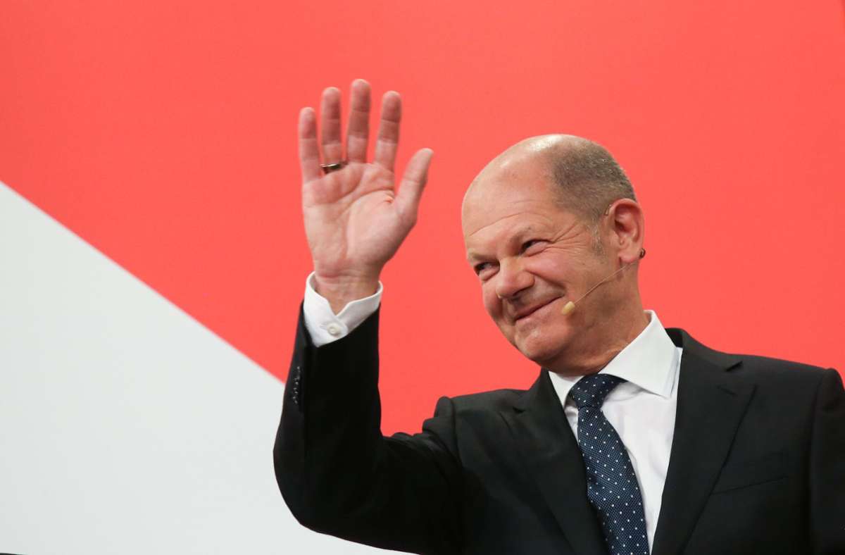 Vorläufiges amtliches Wahlergebnis: Olaf  Scholz gewinnt knapp mit der SPD