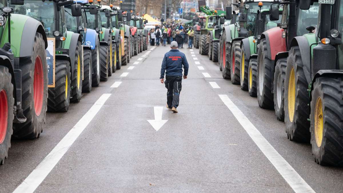 Neues zum Verkehrschaos am Montag: Alle wichtigen Infos zum Bauernprotest  im Kreis Ludwigsburg