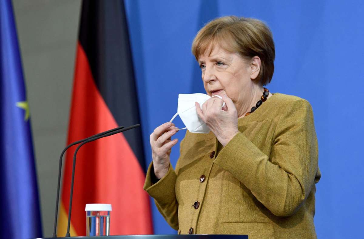 Coronapandemie in Deutschland: Angela Merkel plädiert für Öffnung in Etappen
