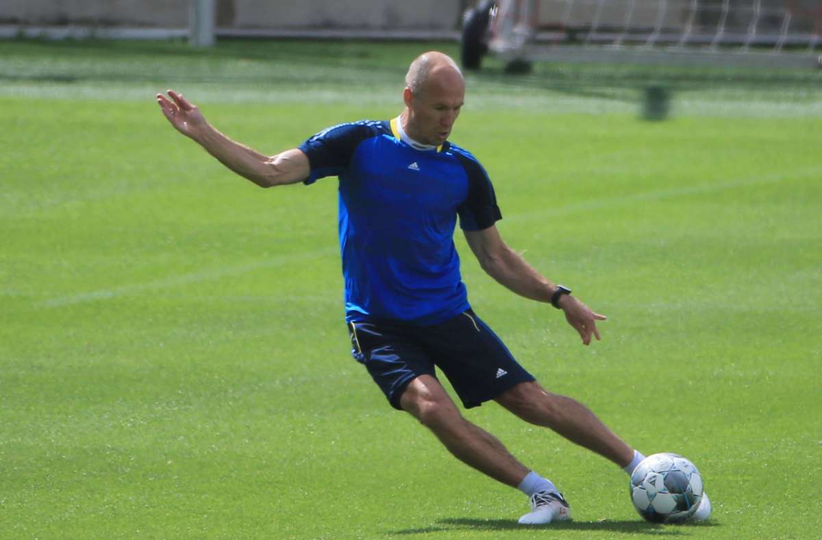 Beim Ex-Club FC Groningen: Arjen Robben arbeitet an seinem Comeback