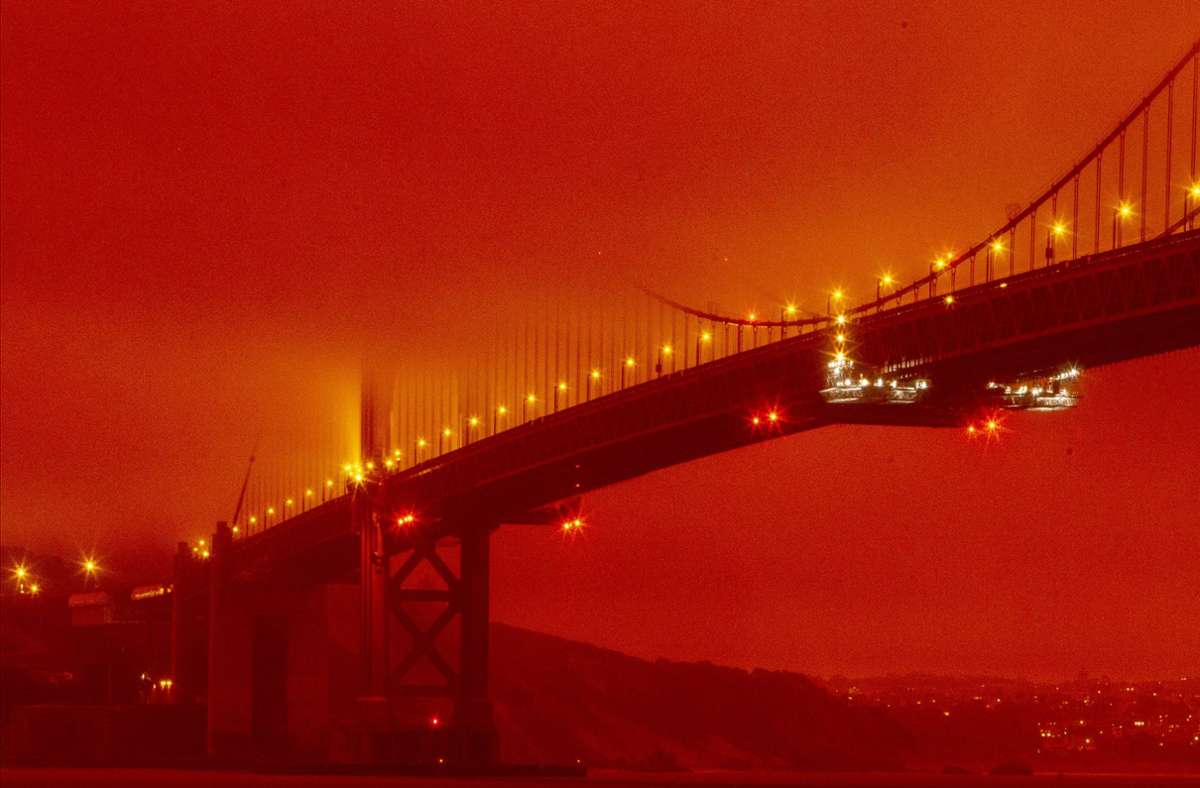 In Kalifornien breitet sich das Feuer explosionsartig aus. Das hat auch Auswirkungen auf San Francisco.
