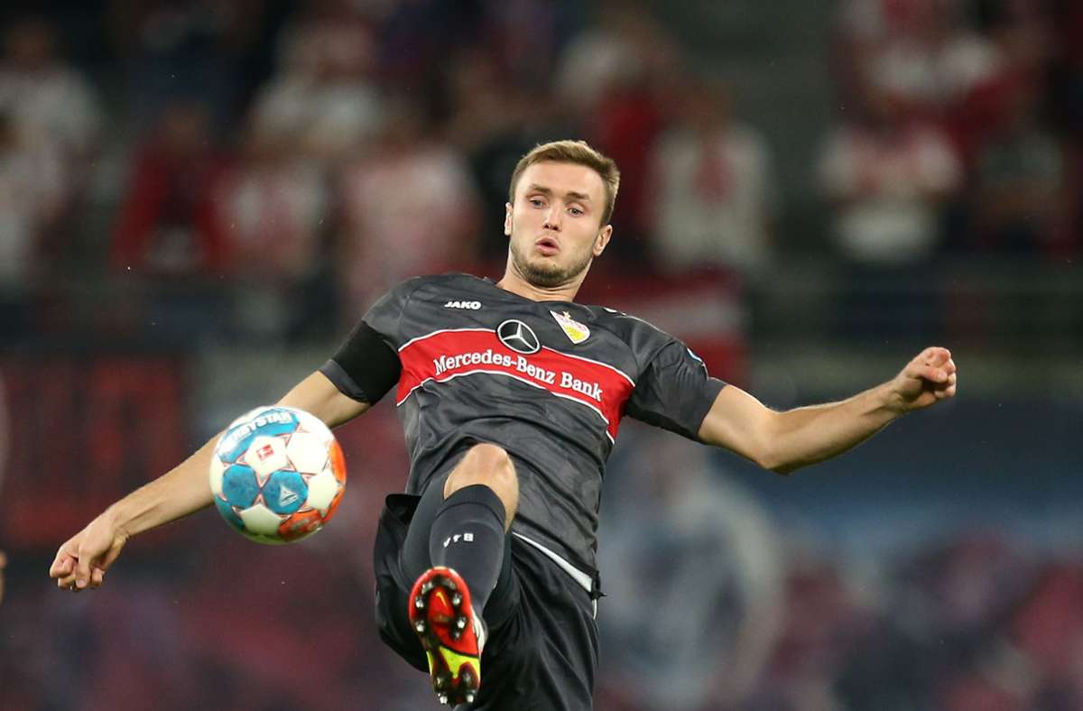 Der nächste verletzte VfB-Stürmer: Sasa Kalajdzic. Foto: Pressefoto Baumann/Cathrin Mueller